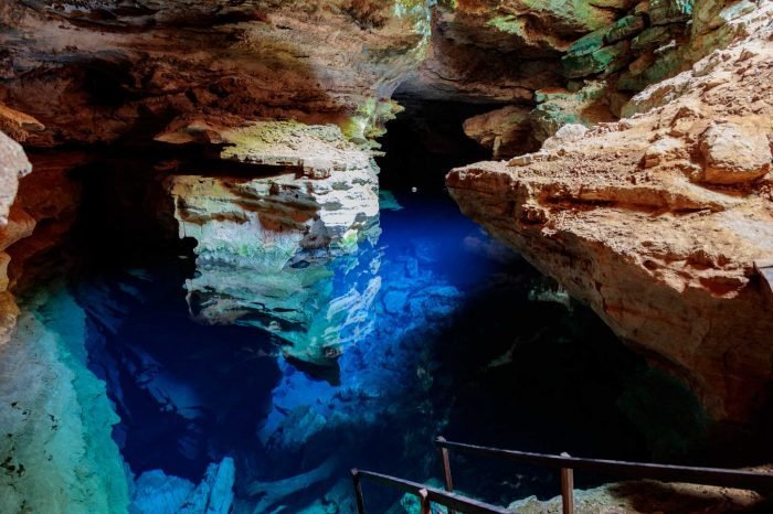Poço Azul e Poço Encantado